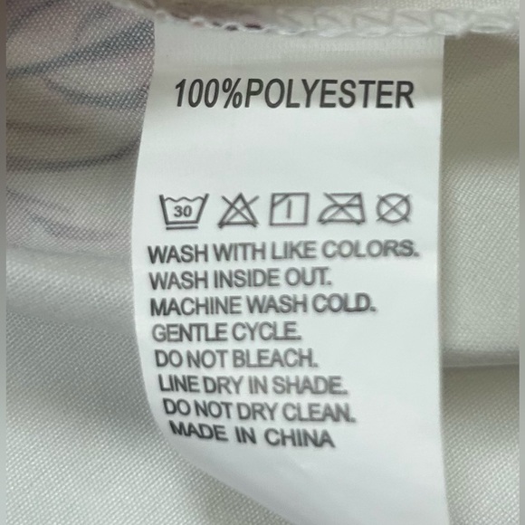 Floral Off-Shoulder Dress in Pink and White Size 2XL (fits like an XL) - Picture 8 of 8